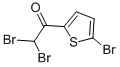 2,2-Dibromo-1-(5-bromo-2-thienyl)ethan-1-oneStructure,57681-63-7Structure 2,2-Dibromo-1-(5-bromo-2-thienyl)ethan-1-one Structure,57681-63-7Structure