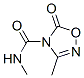 n,3-二甲基-5-氧代-1,2,4-噁二唑-4(5h)-羧酰胺結(jié)構(gòu)式_57689-41-5結(jié)構(gòu)式