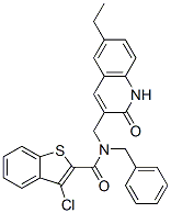 (9ci)-3-氯-n-[(6-乙基-1,2-二氫-2-氧代-3-喹啉)甲基]-n-(苯基甲基)-苯并[b]噻吩-2-羧酰胺結(jié)構(gòu)式_579450-44-5結(jié)構(gòu)式