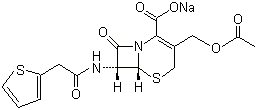 Cefalotin sodiumStructure,58-71-9Structure Cefalotin sodium Structure,58-71-9Structure