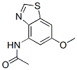 Acetamide,n-(6-methoxy-4-benzothiazolyl)-(9ci)Structure,58249-71-1Structure Acetamide,n-(6-methoxy-4-benzothiazolyl)-(9ci) Structure,58249-71-1Structure