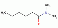 N,N-二甲基己酰胺結(jié)構(gòu)式_5830-30-8結(jié)構(gòu)式