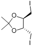 (+)-Trans-4 5-bis(iodomethyl)-2,2-dimethyl-1 3-dioxolaneStructure,58342-57-7Structure (+)-Trans-4 5-bis(iodomethyl)-2,2-dimethyl-1 3-dioxolane Structure,58342-57-7Structure