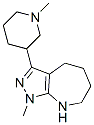 (9ci)-1,4,5,6,7,8-六氫-1-甲基-3-(1-甲基-3-哌啶基)-吡唑并[3,4-b]氮雜卓結(jié)構(gòu)式_583811-42-1結(jié)構(gòu)式