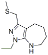 (9ci)-1-乙基-1,4,5,6,7,8-六氫-3-[(甲基硫代)甲基]-吡唑并[3,4-b]氮雜卓結構式_583811-55-6結構式