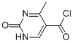 5-Pyrimidinecarbonyl chloride,1,2-dihydro-4-methyl-2-oxo-(9ci)Structure,583883-61-8Structure 5-Pyrimidinecarbonyl chloride,1,2-dihydro-4-methyl-2-oxo-(9ci) Structure,583883-61-8Structure