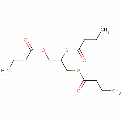 2,3-Dimercapto-1-propanol tributyrateStructure,58428-97-0Structure 2,3-Dimercapto-1-propanol tributyrate Structure,58428-97-0Structure