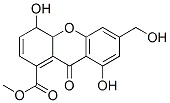 4,4A-dihydro-4,8-dihydroxy-6-hydroxymethyl-9-oxo-9h-xanthene-1-carboxylic acid methyl esterStructure,58449-99-3Structure 4,4A-dihydro-4,8-dihydroxy-6-hydroxymethyl-9-oxo-9h-xanthene-1-carboxylic acid methyl ester Structure,58449-99-3Structure