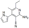 3-Pyridinecarbonitrile,2-amino-6-ethyl-5-methyl-4-(1h-pyrrol-2-yl)-(9ci)Structure,585551-21-9Structure 3-Pyridinecarbonitrile,2-amino-6-ethyl-5-methyl-4-(1h-pyrrol-2-yl)-(9ci) Structure,585551-21-9Structure