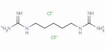 N,n’’’-1,5-pentanediylbisguanidine dihydrochlorideStructure,58585-48-1Structure N,n’’’-1,5-pentanediylbisguanidine dihydrochloride Structure,58585-48-1Structure