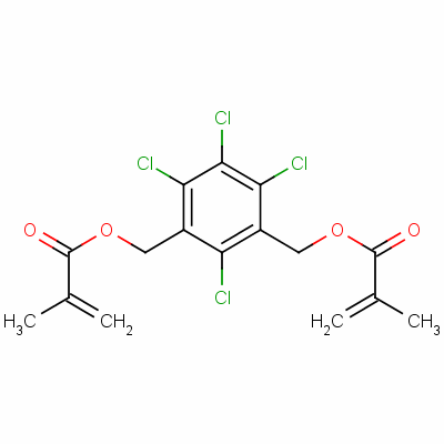 (Tetrachloro-1,3-phenylene)bis(methylene) bismethacrylateStructure,58599-62-5Structure (Tetrachloro-1,3-phenylene)bis(methylene) bismethacrylate Structure,58599-62-5Structure