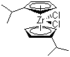 Bis(isopropylcyclopentadienyl)zirconium dichlorideStructure,58628-40-3Structure Bis(isopropylcyclopentadienyl)zirconium dichloride Structure,58628-40-3Structure
