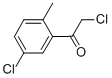 Ethanone,2-chloro-1-(5-chloro-2-methylphenyl)-(9ci)Structure,58657-28-6Structure Ethanone,2-chloro-1-(5-chloro-2-methylphenyl)-(9ci) Structure,58657-28-6Structure