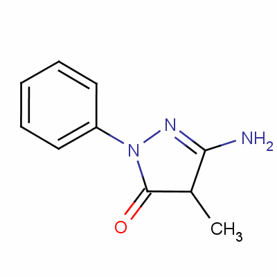 5-Amino-2,4-dihydro-4-methyl-2-phenyl-3h-pyrazol-3-oneStructure,58686-39-8Structure 5-Amino-2,4-dihydro-4-methyl-2-phenyl-3h-pyrazol-3-one Structure,58686-39-8Structure