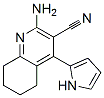 3-Quinolinecarbonitrile,2-amino-5,6,7,8-tetrahydro-4-(1h-pyrrol-2-yl)-(9ci)Structure,586990-36-5Structure 3-Quinolinecarbonitrile,2-amino-5,6,7,8-tetrahydro-4-(1h-pyrrol-2-yl)-(9ci) Structure,586990-36-5Structure
