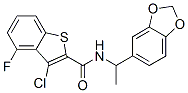 (9ci)-n-[1-(1,3-苯并二氧雜環(huán)戊烯l-5-基)乙基]-3-氯-4-氟-苯并[b]噻吩-2-羧酰胺結構式_588673-81-8結構式