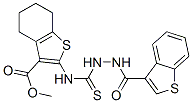 Benzo[b]thiophene-3-carboxylic acid,2-[[[4,5,6,7-tetrahydro-3-(methoxycarbonyl)benzo[b]thien-2-yl ]amino]thioxomethyl ]hydrazide (9ci) Structure,588695-61-8Structure