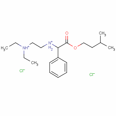 Isopentyl alpha-(2-diethylaminoethylamino)phenylacetate dihydrochlorideStructure,5892-41-1Structure Isopentyl alpha-(2-diethylaminoethylamino)phenylacetate dihydrochloride Structure,5892-41-1Structure