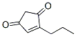 4-Propyl-4-cyclopentene-1,3-dioneStructure,58940-74-2Structure 4-Propyl-4-cyclopentene-1,3-dione Structure,58940-74-2Structure