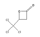 4-(Trichloromethyl)-2-oxetanoneStructure,5895-35-2Structure 4-(Trichloromethyl)-2-oxetanone Structure,5895-35-2Structure