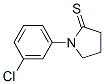 2-Pyrrolidinethione,1-(3-chlorophenyl)-Structure,58973-28-7Structure 2-Pyrrolidinethione,1-(3-chlorophenyl)- Structure,58973-28-7Structure