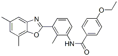 (9ci)-n-[3-(5,7-二甲基-2-苯并噁唑基)-2-甲基苯基]-4-乙氧基-苯甲酰胺結(jié)構(gòu)式_590395-82-7結(jié)構(gòu)式