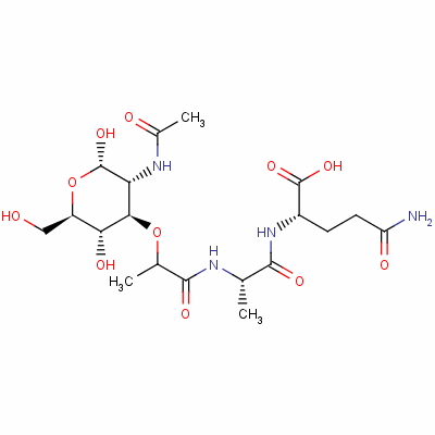 Ac-muramyl-ala-glu-nh2 Structure,59331-38-3Structure