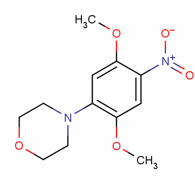 4-(2,5-Dimethoxy-4-nitrophenyl)morpholineStructure,59411-71-1Structure 4-(2,5-Dimethoxy-4-nitrophenyl)morpholine Structure,59411-71-1Structure