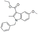 Indole-3-carboxylic acid,1-benzyl-5-methoxy-2-methyl-,ethyl esterStructure,59513-85-8Structure Indole-3-carboxylic acid,1-benzyl-5-methoxy-2-methyl-,ethyl ester Structure,59513-85-8Structure