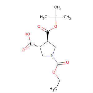 (3R,4R)-1-[(叔丁氧基)羰基]-4-(乙氧基羰基)吡咯烷-3-羧酸結(jié)構(gòu)式_595556-31-3結(jié)構(gòu)式