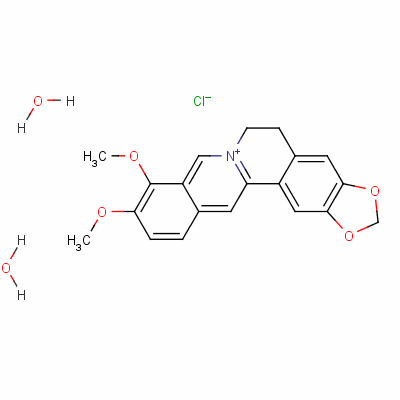 Berberine chloride dihydrateStructure,5956-60-5Structure Berberine chloride dihydrate Structure,5956-60-5Structure
