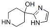 4-Piperidinol ,4-(1h-imidazol-2-yl)-Structure,596105-93-0Structure 4-Piperidinol ,4-(1h-imidazol-2-yl)- Structure,596105-93-0Structure