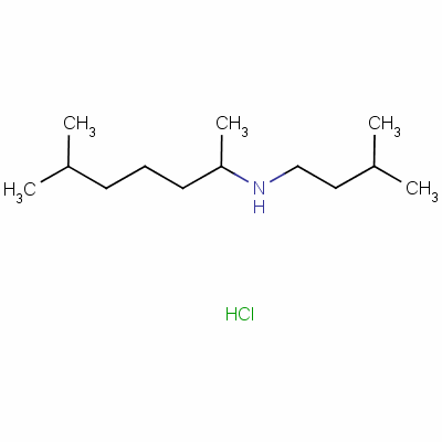 Isopentyl (1,5-dimethylhexyl)ammonium chlorideStructure,5964-56-7Structure Isopentyl (1,5-dimethylhexyl)ammonium chloride Structure,5964-56-7Structure
