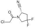 (2S)-(9CI)-1-(氯乙?；?-4,4-二氟-2-吡咯烷甲腈結(jié)構(gòu)式_596817-02-6結(jié)構(gòu)式