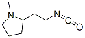 Pyrrolidine, 2-(2-isocyanatoethyl)-1-methyl- (9ci)Structure,596826-70-9Structure Pyrrolidine, 2-(2-isocyanatoethyl)-1-methyl- (9ci) Structure,596826-70-9Structure