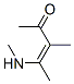 3-Penten-2-one,3-methyl-4-(methylamino)-(9ci)Structure,59734-32-6Structure 3-Penten-2-one,3-methyl-4-(methylamino)-(9ci) Structure,59734-32-6Structure