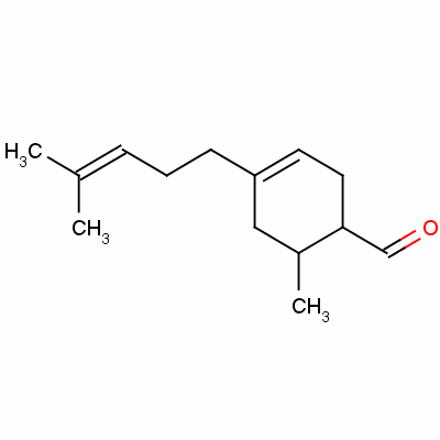 6-Methyl-4-(4-methyl-3-pentenyl)cyclohex-3-ene-1-carbaldehydeStructure,59742-20-0Structure 6-Methyl-4-(4-methyl-3-pentenyl)cyclohex-3-ene-1-carbaldehyde Structure,59742-20-0Structure