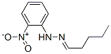 Valeraldehyde (2-nitrophenyl)hydrazoneStructure,5977-70-8Structure Valeraldehyde (2-nitrophenyl)hydrazone Structure,5977-70-8Structure