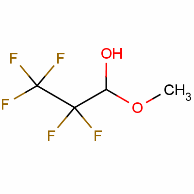 Pentafluoropropionaldehyde methyl hemiacetalStructure,59872-84-3Structure Pentafluoropropionaldehyde methyl hemiacetal Structure,59872-84-3Structure
