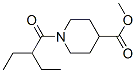 4-Piperidinecarboxylicacid,1-(2-ethyl-1-oxobutyl)-,methylester(9ci)Structure,599163-97-0Structure 4-Piperidinecarboxylicacid,1-(2-ethyl-1-oxobutyl)-,methylester(9ci) Structure,599163-97-0Structure