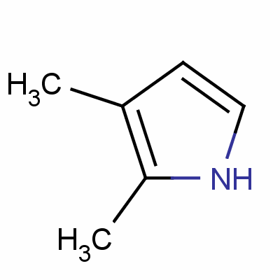 2,3-二甲基吡咯結(jié)構(gòu)式_600-28-2結(jié)構(gòu)式