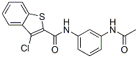 (9ci)-n-[3-(乙?；被?苯基]-3-氯-苯并[b]噻吩-2-羧酰胺結(jié)構(gòu)式_600122-19-8結(jié)構(gòu)式