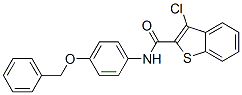 (9ci)-3-氯-n-[4-(苯基甲氧基)苯基]-苯并[b]噻吩-2-羧酰胺結(jié)構(gòu)式_600122-21-2結(jié)構(gòu)式