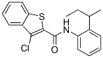 (9ci)-3-氯-n-[2-(1-甲基丙基)苯基]-苯并[b]噻吩-2-羧酰胺結(jié)構(gòu)式_600122-31-4結(jié)構(gòu)式
