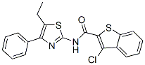 (9ci)-3-氯-n-(5-乙基-4-苯基-2-噻唑)-苯并[b]噻吩-2-羧酰胺結(jié)構(gòu)式_600122-46-1結(jié)構(gòu)式