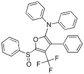  n,n,3-三苯基-5-(苯基亞磺?；?-4-(三氟甲基)-2-呋喃胺結(jié)構(gòu)式_600158-16-5結(jié)構(gòu)式