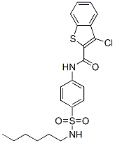 (9ci)-3-氯-n-[4-[(己基氨基)磺?；鵠苯基]-苯并[b]噻吩-2-羧酰胺結(jié)構(gòu)式_600640-88-8結(jié)構(gòu)式
