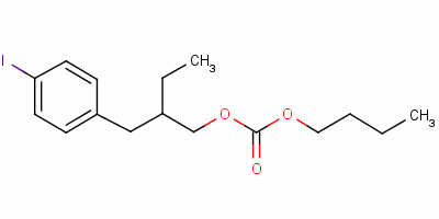 Carbonic acid butyl 2-(p-iodobenzyl)butyl esterStructure,60075-86-7Structure Carbonic acid butyl 2-(p-iodobenzyl)butyl ester Structure,60075-86-7Structure