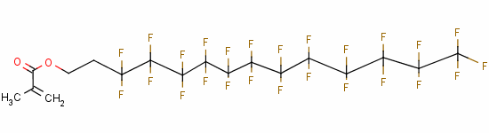 3,3,4,4,5,5,6,6,7,7,8,8,9,9,10,10,11,11,12,12,13,13,14,14,14-Pentacosafluorotetradecyl methacrylateStructure,6014-75-1Structure 3,3,4,4,5,5,6,6,7,7,8,8,9,9,10,10,11,11,12,12,13,13,14,14,14-Pentacosafluorotetradecyl methacrylate Structure,6014-75-1Structure
