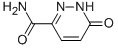 3-Pyridazinecarboxamide, 1,6-dihydro-6-oxo-Structure,60184-73-8Structure 3-Pyridazinecarboxamide, 1,6-dihydro-6-oxo- Structure,60184-73-8Structure